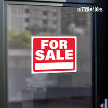 Load image into Gallery viewer, Bulk Case of 87 Sets - For Sale Signs 12x9, Plastic Signs for Used Car, Trailer, Vehicle for Sale, Waterproof Plastic (Pack of 4)
