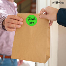 Load image into Gallery viewer, Bulk Case of 100 Rolls - 300pcs Neon Green Dot Sticker Label Roll, 2" Diameter Labels, 300/roll