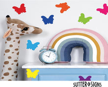 Load image into Gallery viewer, Bulk Case of 100 Sets - Paper Butterfly Cutouts 108pcs | Cut Out Shapes for Bulletin Board, Classroom, Decorations, Crafts. 3" x 3"