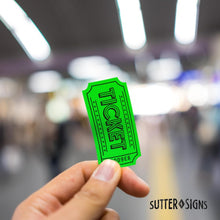 Load image into Gallery viewer, Bulk Case of 40 Rolls  - 1000 Raffle Tickets Double Roll | Tickets for Events, Drinks, 50/50, Carnival, Classroom (Fluorescent Green)