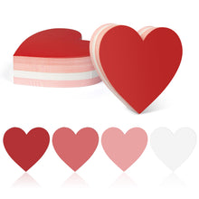 Load image into Gallery viewer, Bulk Case of 100 Sets - Red &amp; Pink Paper Heart Cutouts 108pcs, Cut Out Shapes for Valentine's Day, Bulletin Board, Classroom, Decorations, Crafts