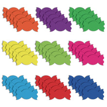 Load image into Gallery viewer, Bulk Case of 100 Sets - Candy Paper Cutouts 54pcs | Bulletin Board Cut Outs for Party Decorations, Classroom, Wall Decor