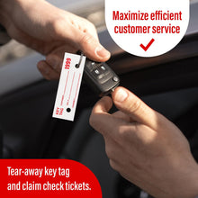 Load image into Gallery viewer, Car Service Tags 1000-1999 - Bulk Case of 3 Sets (3,000 Tags Total)