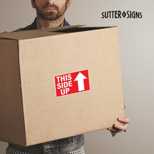 Load image into Gallery viewer, Bulk Case of 4 Sets - This Side Up 500 Labels per Roll 3"x5" by Sutter Signs (Pack of 3)