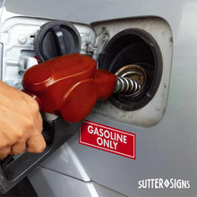 Load image into Gallery viewer, Bulk Case of 250 Sets - 6pc Gasoline Only &amp; Mixed Fuel Only Stickers for Fuel Tank | Weatherproof Adhesive Decals for Trucks, Tractors, Fuel Cans, Gas Caps