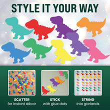 Load image into Gallery viewer, Bulk Case of 100 Sets - Dinosaur Paper Cutouts 54pcs Bulletin Board Cut Outs, Party Decorations, Classroom, Wall Decor