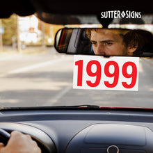 Load image into Gallery viewer, Car Service Tags 1000-1999 - Bulk Case of 3 Sets (3,000 Tags Total)