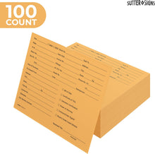 Load image into Gallery viewer, Bulk Case of 10 Sets - Vehicle Deal Envelopes 100 ct, 9" x 12"