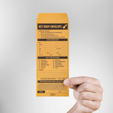 Load image into Gallery viewer, Bulk Case of 30 Sets - Key Drop Envelopes 100 ct | Auto Repair Night Drop Key Envelopes | Automotive Shop Supplies for Car Service Mechanic