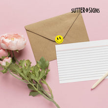 Load image into Gallery viewer, Bulk Case of 100 Sets - Smiley Face Stickers 1000 pcs | Yellow Happy Smile Stickers for Teachers Parents Rewards, 2 Rolls of 500 Labels Each