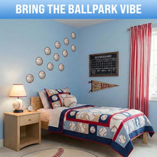 Load image into Gallery viewer, Bulk Case of 100 Sets - Baseball Paper Cutouts 50pcs | 5" Sports Ball Cut Outs for Party Decorations, Wall Decor, Bulletin Board