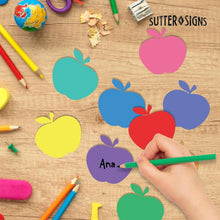 Load image into Gallery viewer, Bulk Case of 100 Sets - Paper Apple Cutouts 108pcs | Cut Out Shapes for Bulletin Board, Classroom, Decorations, Crafts