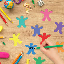 Load image into Gallery viewer, Bulk Case of 100 Sets - Paper People Cutouts 108pcs | Cut Out Shapes for Bulletin Board, Classroom, Decorations, Crafts