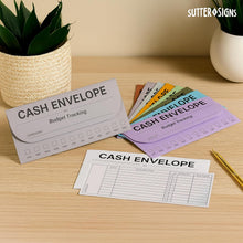 Load image into Gallery viewer, Bulk Case of 160 Sets - Cash Envelopes for Budgeting 24 pk | Money Envelopes for Cash Saving Budget System, 12 Assorted Colors