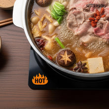 Load image into Gallery viewer, Bulk Case of 50 Sets - 1000pcs Hot Stickers Rave with Flame 1.6" x 1.2", Fluorescent Red Hot Fire Labels for Party, Restaurants, Spicy Food