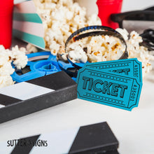 Load image into Gallery viewer, Bulk Case of 40 Rolls - Sutter Signs 1000 Raffle Tickets Double Roll | Tickets for Events, Drinks, 50/50, Carnival, Classroom (Blue)