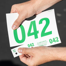 Load image into Gallery viewer, Car Service Tags 000-999 - Case of 4 Sets (4,000 Tags Total)