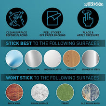 Load image into Gallery viewer, Bulk Case of 50 Sets - Black Vinyl Numbers 6 Inch 0-9 (2 Sets) - Weatherproof Peel and Stick Adhesive Number Stickers