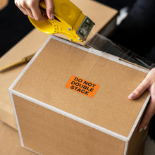Load image into Gallery viewer, Bulk Case of 10 Rolls - 1000 pcs Do Not Stack Stickers for Shipping 3x5 inch Label Roll by Sutter Signs