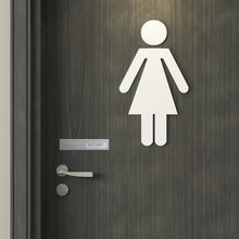 Load image into Gallery viewer, Bulk Case of 100 Signs - Vacant Occupied Sign for Bathroom Door | Stainless Steel Slider Magnet w/Included Adhesive Stickers for Mounting