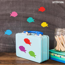 Load image into Gallery viewer, Bulk Case of 100 Sets - Paper Fish Cutouts 108pcs | Cut Out Shapes for Bulletin Board, Classroom, Decorations, Crafts