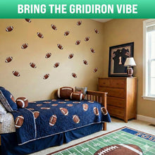Load image into Gallery viewer, Bulk Case of 100 Sets - Football Paper Cutouts 50pcs | 5" Sports Ball Cut Outs for Party Decorations, Wall Decor, Bulletin Board