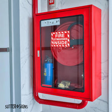 Load image into Gallery viewer, Bulk Case of 250 Sets - 10pcs Fire Extinguisher Inside Stickers | Self Adhesive Weatherproof Vinyl Fire Extinguisher Decals, Perfect for Indoor/Outdoor Use, Trucks, RVs, Vehicles