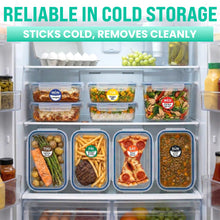 Load image into Gallery viewer, Bulk Case of 40 Sets - Date Stickers for Food - Day of The Week Day Dots Removable Food Labels, 0.75" Date Dot Stickers for Food Containers, 3500 Labels with Dispenser Box