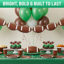 Load image into Gallery viewer, Bulk Case of 100 Sets - Football Paper Cutouts 50pcs | 5" Sports Ball Cut Outs for Party Decorations, Wall Decor, Bulletin Board
