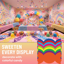 Load image into Gallery viewer, Bulk Case of 100 Sets - Candy Paper Cutouts 54pcs | Bulletin Board Cut Outs for Party Decorations, Classroom, Wall Decor