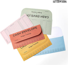 Load image into Gallery viewer, Bulk Case of 160 Sets - Cash Envelopes for Budgeting 24 pk | Money Envelopes for Cash Saving Budget System, 12 Assorted Colors