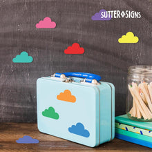 Load image into Gallery viewer, Bulk Case of 100 Sets - Paper Cloud Cutouts 108pcs | Cut Out Shapes for Bulletin Board, Classroom, Decorations, Crafts