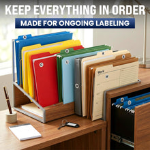 Load image into Gallery viewer, Bulk Case of 250 Rolls - 500pcs Letter D Stickers, 0.6" Letter Sticker Dot Labels for Organization Inventory, 500/roll