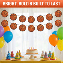 Load image into Gallery viewer, Bulk Case of 100 Sets - Basketball Paper Cutouts 50pcs | 5" Sports Ball Cut Outs for Party Decorations, Wall Decor, Bulletin Board