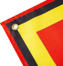 Load image into Gallery viewer, Bulk Case of 100 Signs - Now Open Banner, 3' x 8' Open Sign for Businesses, Shops, Polyester Banner with Grommets, Rope Included for Easy Installation