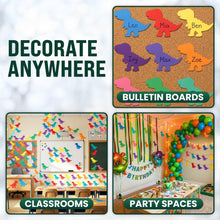 Load image into Gallery viewer, Bulk Case of 100 Sets - Dinosaur Paper Cutouts 54pcs Bulletin Board Cut Outs, Party Decorations, Classroom, Wall Decor