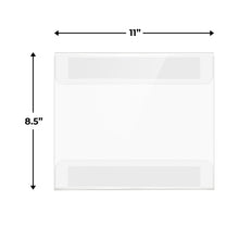 Load image into Gallery viewer, Bulk Case of 12 Sets - Acrylic Wall Sign Holders 8.5x11 | Horizontal Wall Frame (6pk)