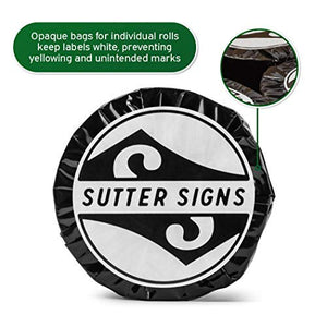 Sutter Signs 12 Rolls DYMO 30334 Compatible UPC Barcodes FBA 2-1/4" X 1-1/4" Multipurpose Replacement Labels for LW Labelwriter 450, 450 Turbo, 4XL (1000/Roll)