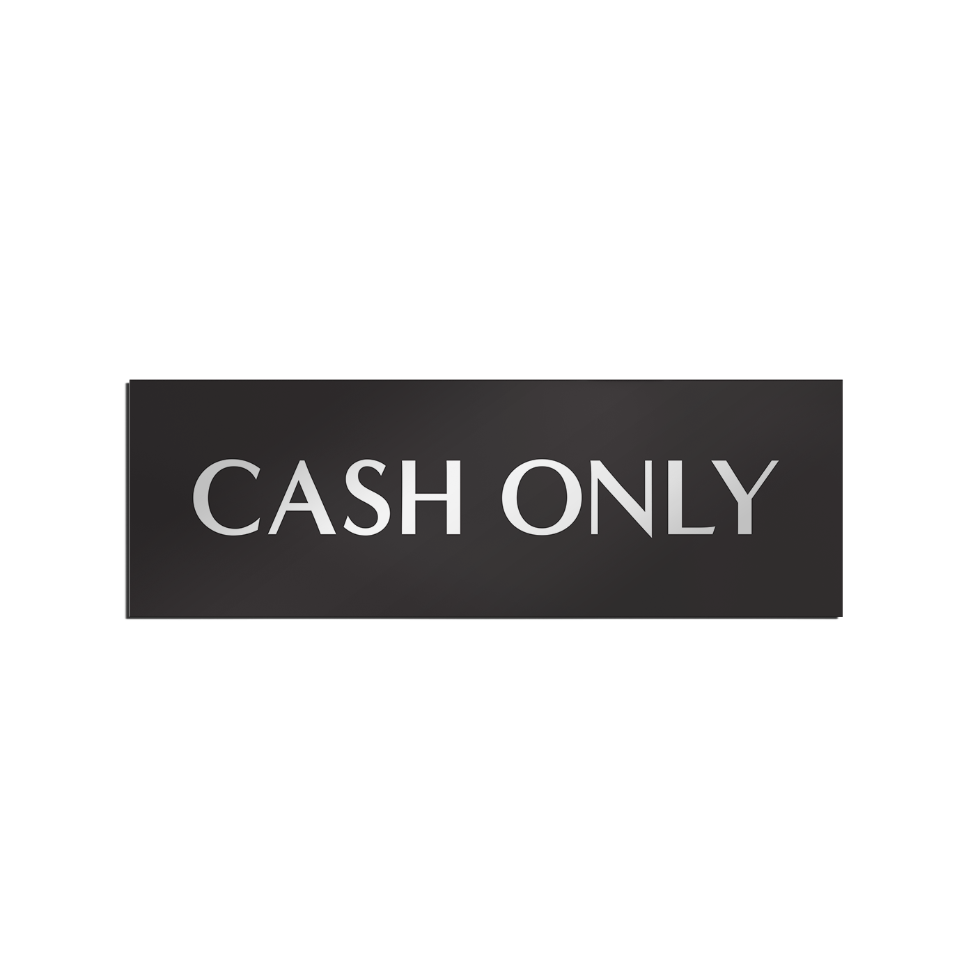 Cash Only Sticker Signs (Pack of 3) – Sutter Signs for Free Printable Cash Only Sign Printable