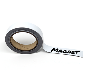 Dry Erase Magnet Roll 1-inch Wide by 25-feet Long