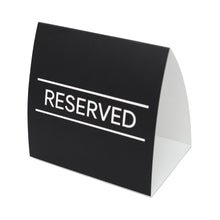 Load image into Gallery viewer, Reserved Signs Table Tents (Pack of 20)