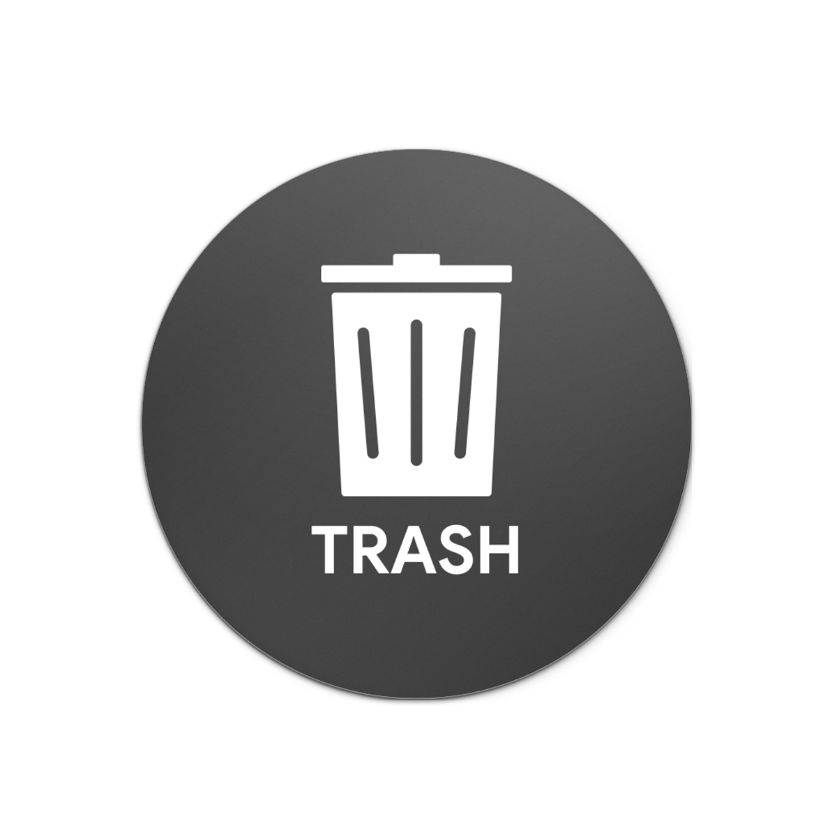 Recycle & Trash Garbage Sticker Set (2 Recycle Stickers and 2 Trash St ...