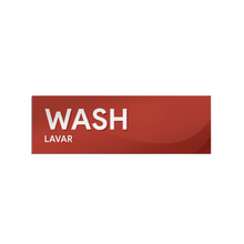 Load image into Gallery viewer, Wash Rinse and Sanitize Sink Labels (1 of Each)